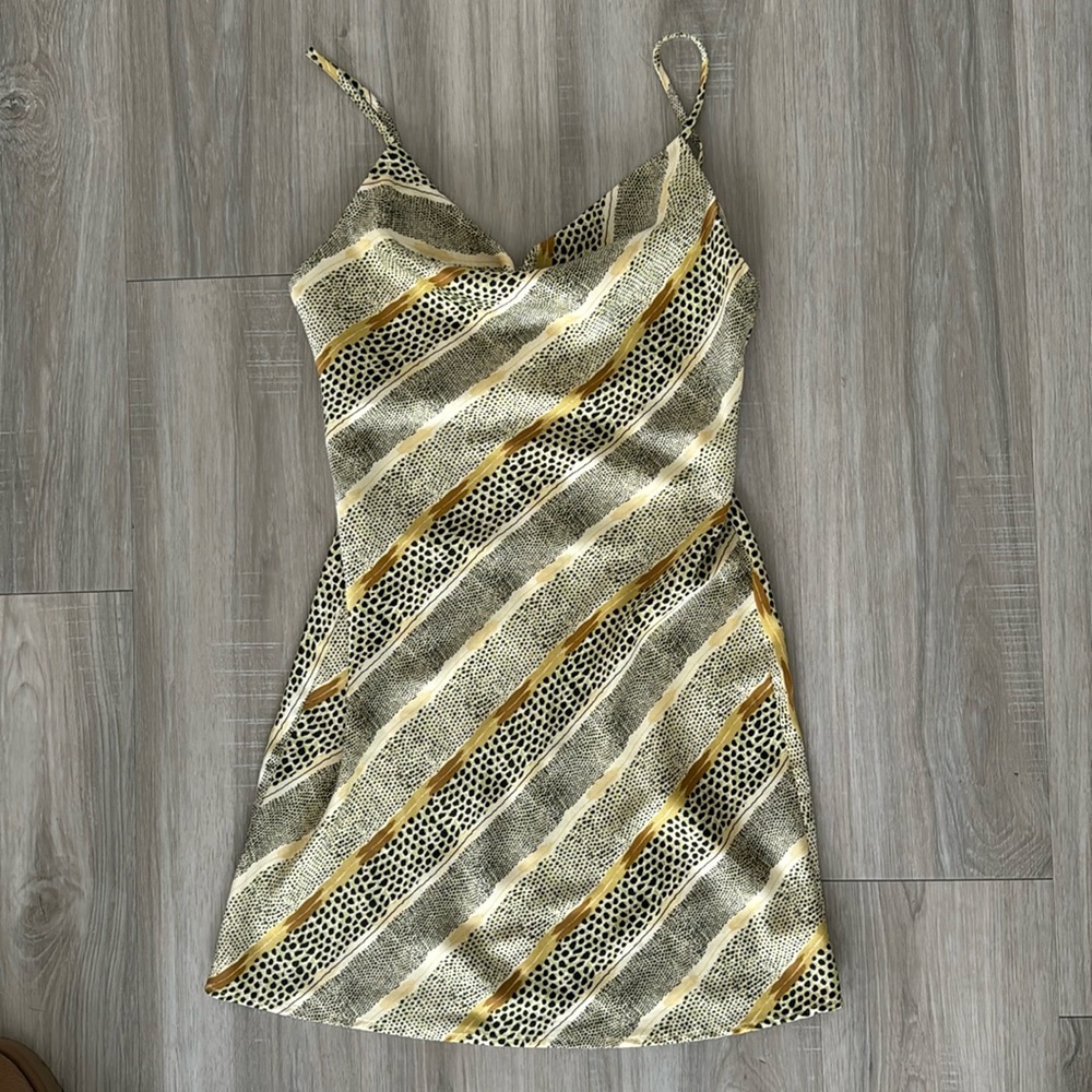 Urban Outfitters Mallory Cowl Neck Slip Dress - Size Small